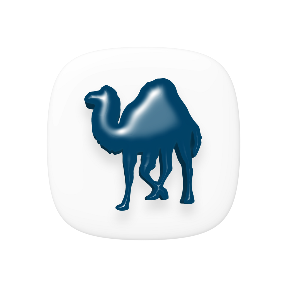 Perl programing language 3d icon transparent background png