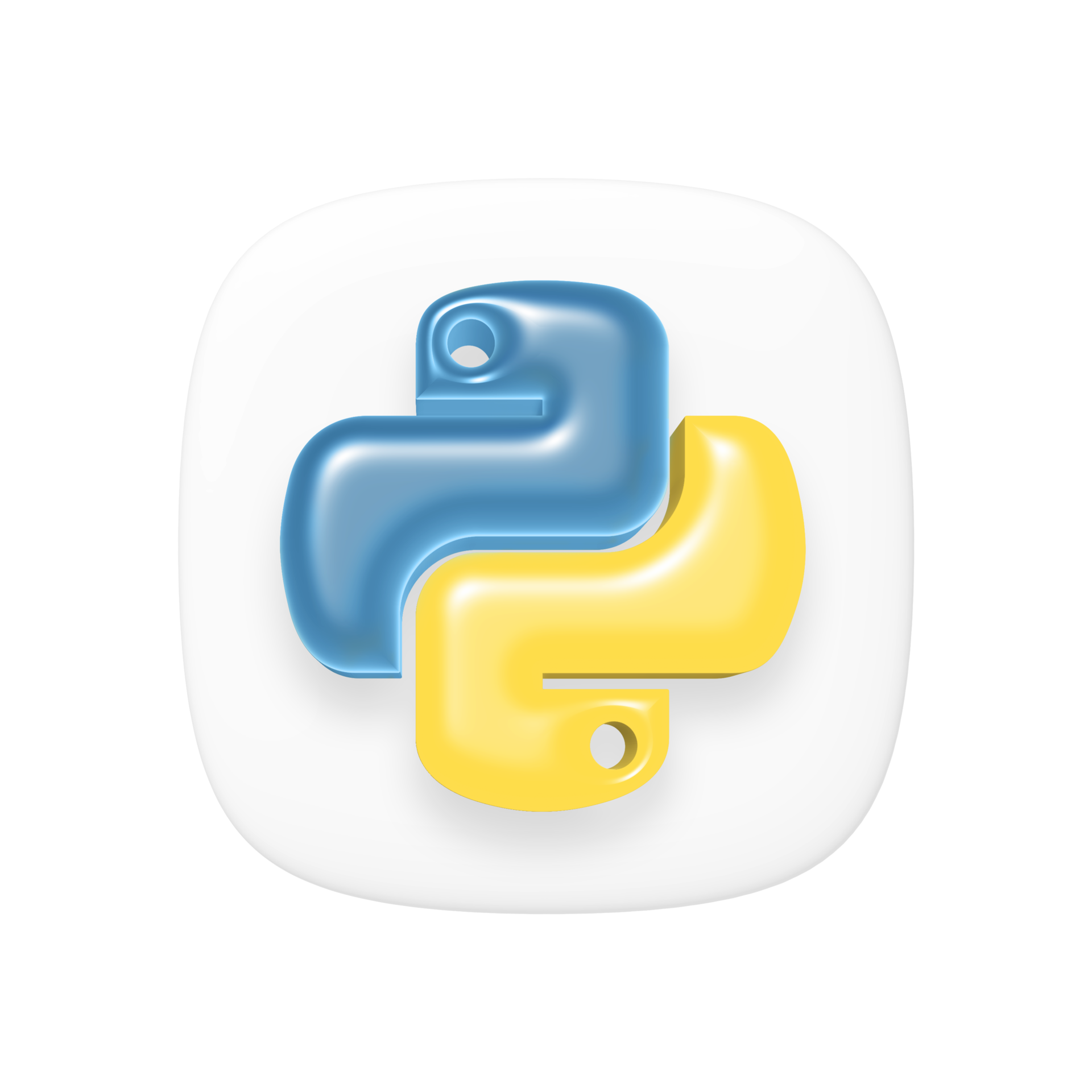 Python programing language 3d icon transparent background 60194933 PNG