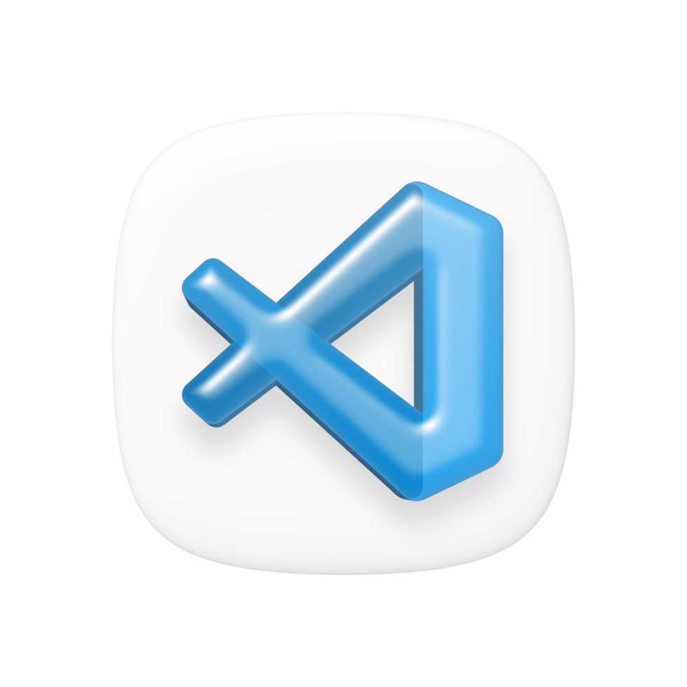 Visual Studio Code 3d icon transparent background 60194939 PNG