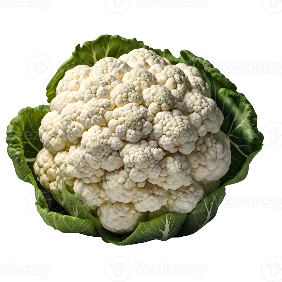 Cauliflower on a transparent background png