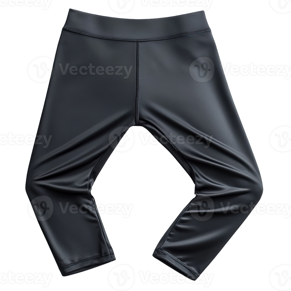 Unisex Sports Leggings with Moisture-Wicking Fabric Isolated on Transparent Background png