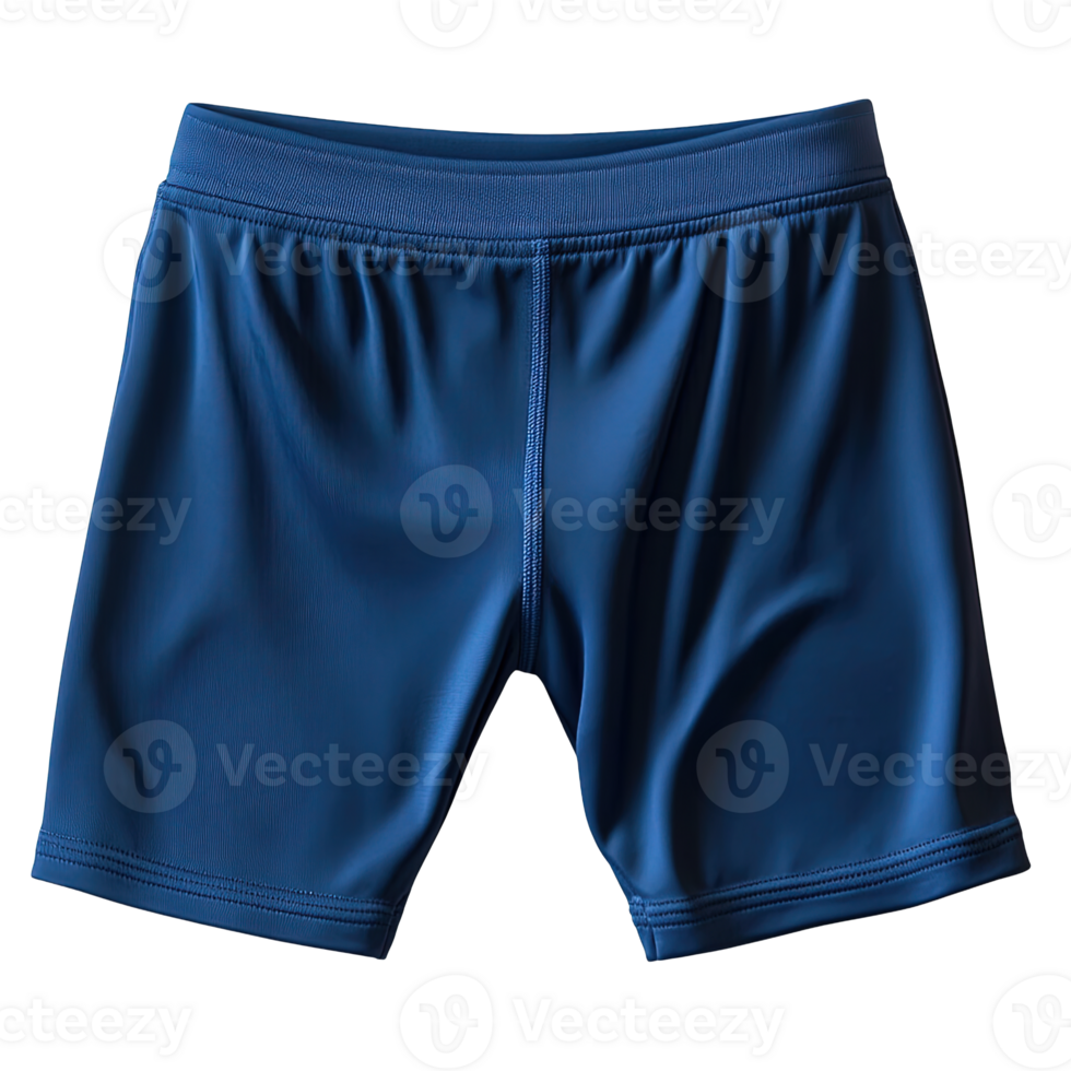 Sleek and Stylish Navy Blue Running Shorts with Lightweight Fabric Isolated on Transparent Background png