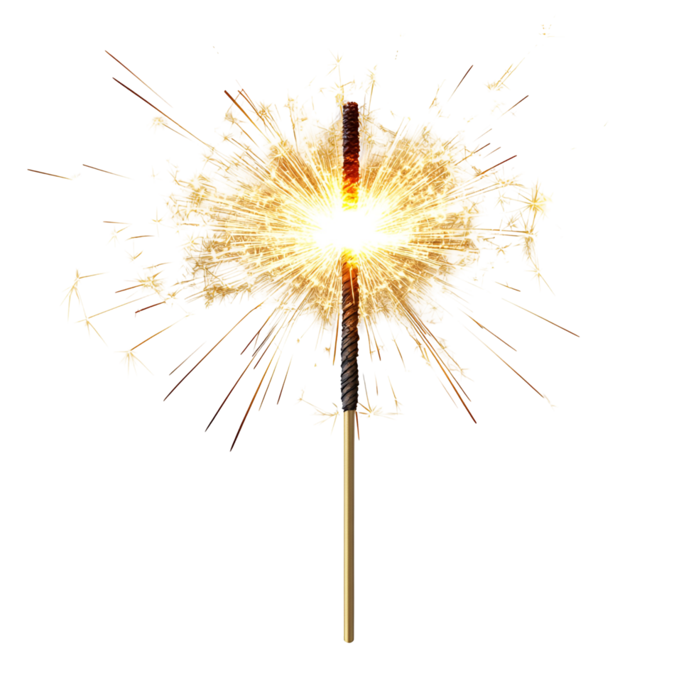 Stick Lighting Up the Night Party Scene on Transparent Background png