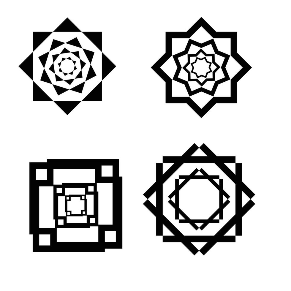 Abstract Geometric Shapes, Perfect for Design Elements vector