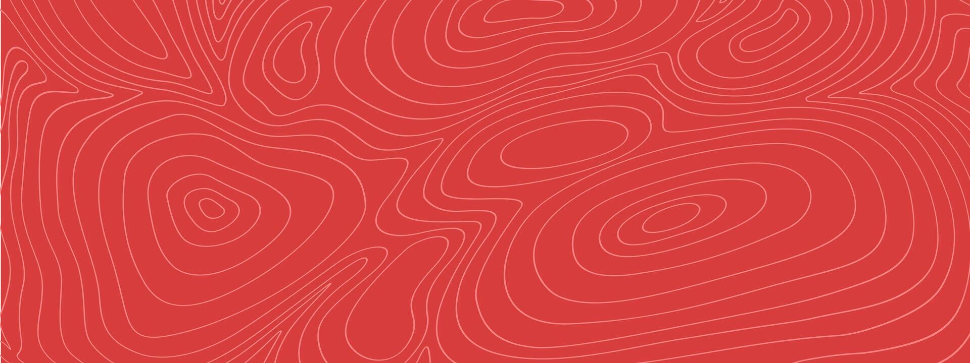 Beef or pork meat texture. Salmon, tuna or sushi structure. Fresh fillet macro view. Wavy lines and circles on red background. flat illustration vector