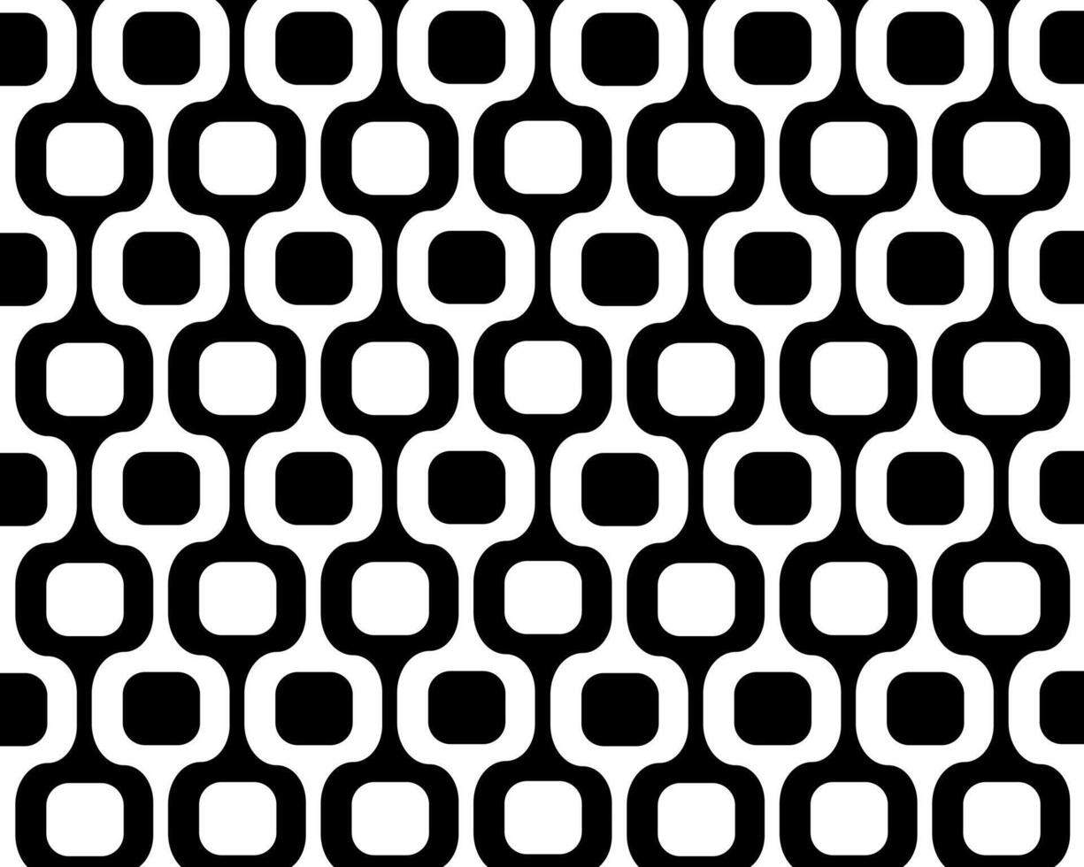 Ipanema sidewalk background. Famous beach boardwalk in Rio de Janeiro. Repeating black and white geometric texture with optical illusion. Brasilian symbol. graphic illustration vector
