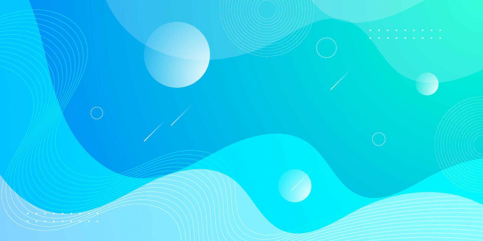 Abstract wave blue gradient colorful background. Simple wave trendy geometric pattern design. vector