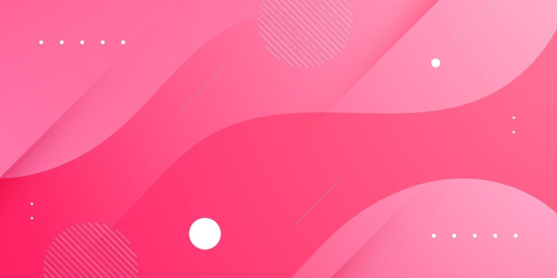 Abstract colorful pink minimal wave pattern background. Simple and elegant background design. vector