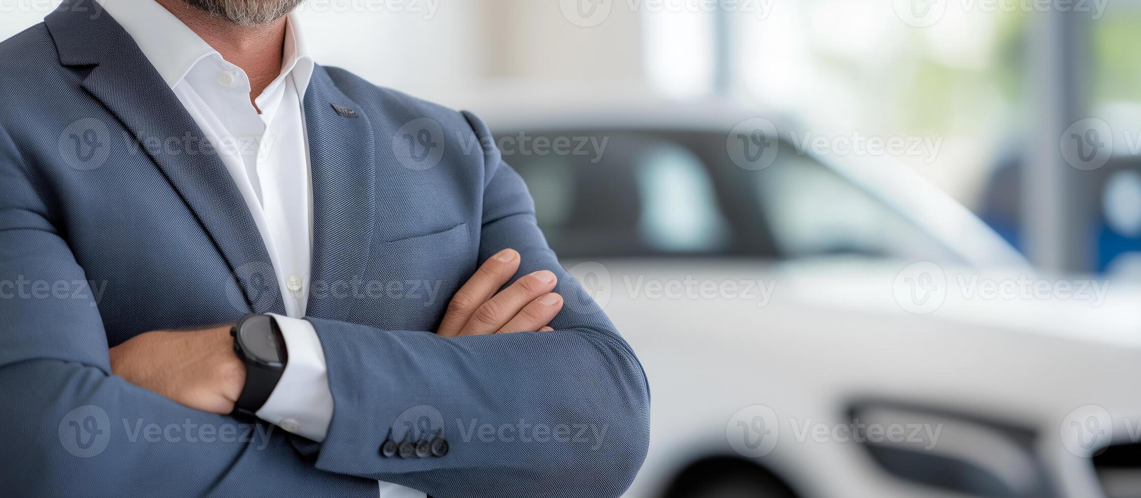 Banner on the topic of selling, renting or insuring new cars photo