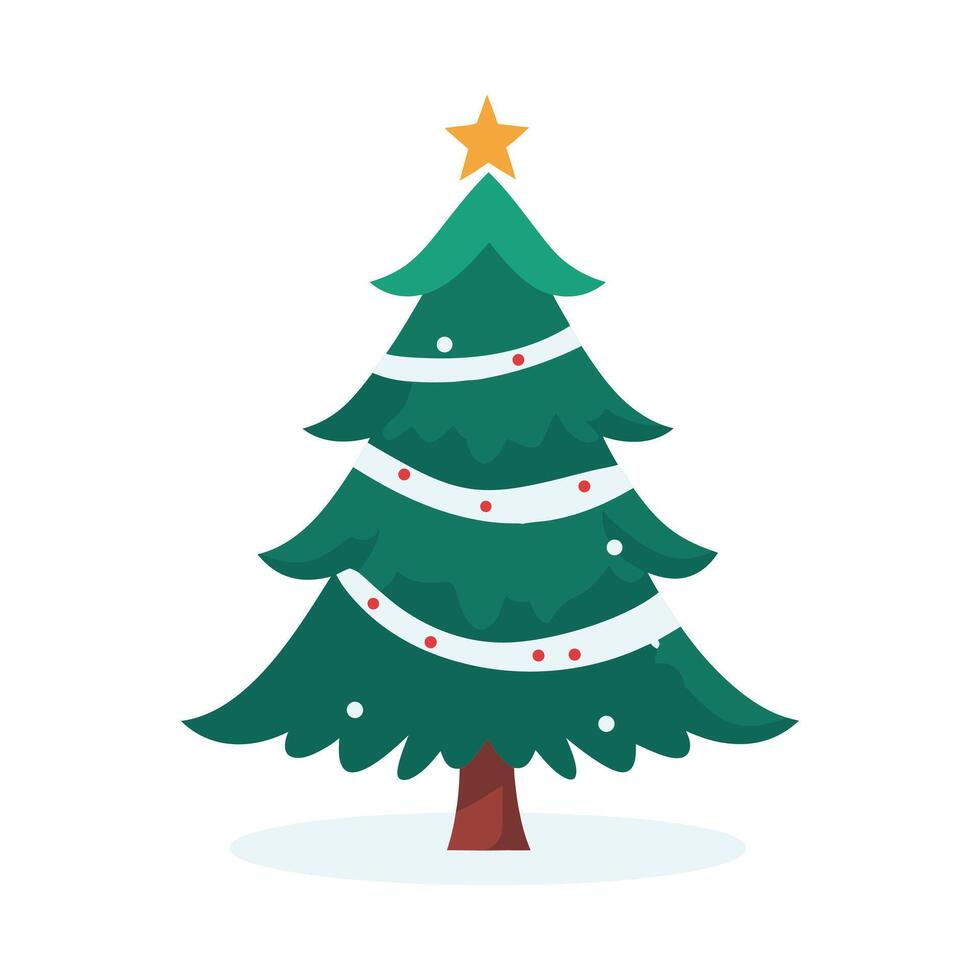 Abstract Christmas tree Icon or Logo Design Template vector
