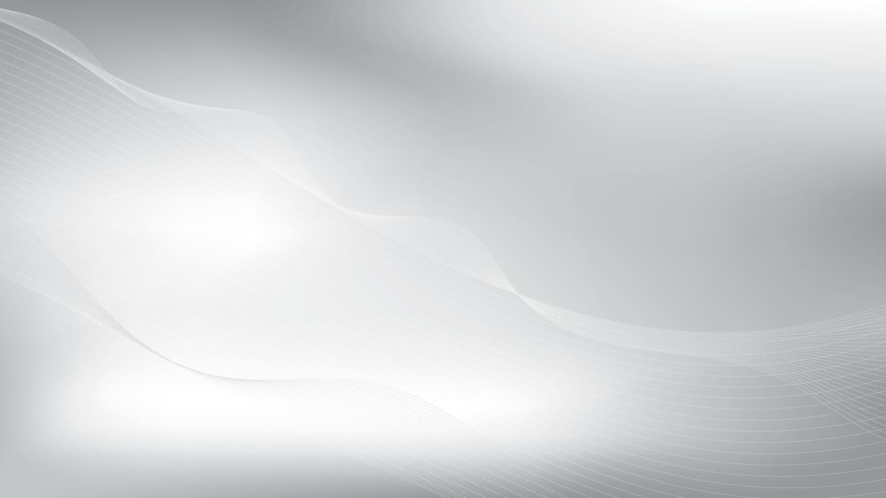 Abstract white and gray color, modern design stripes background with curve lines, wavy pattern,illu vector