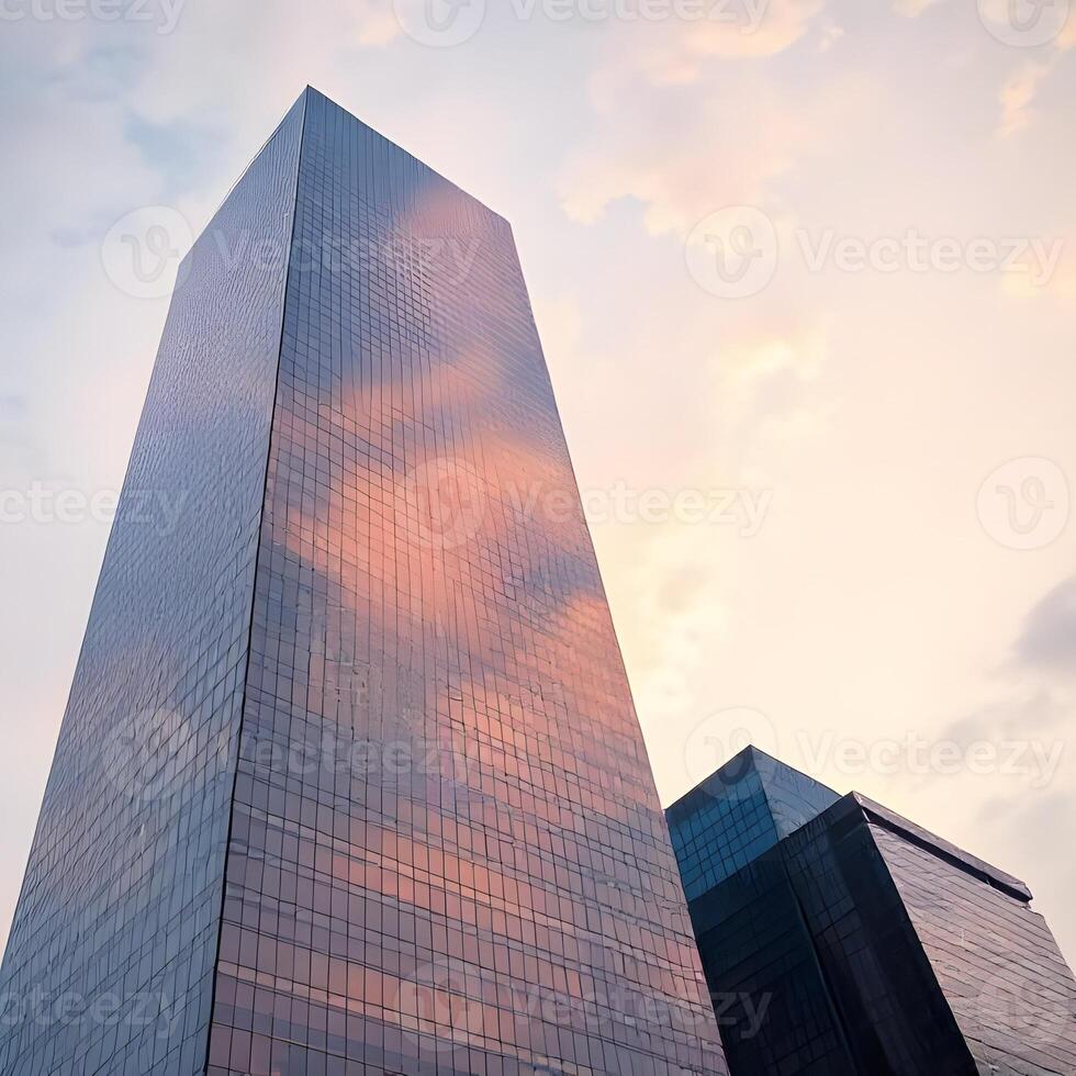 A tall building with a sky background photo