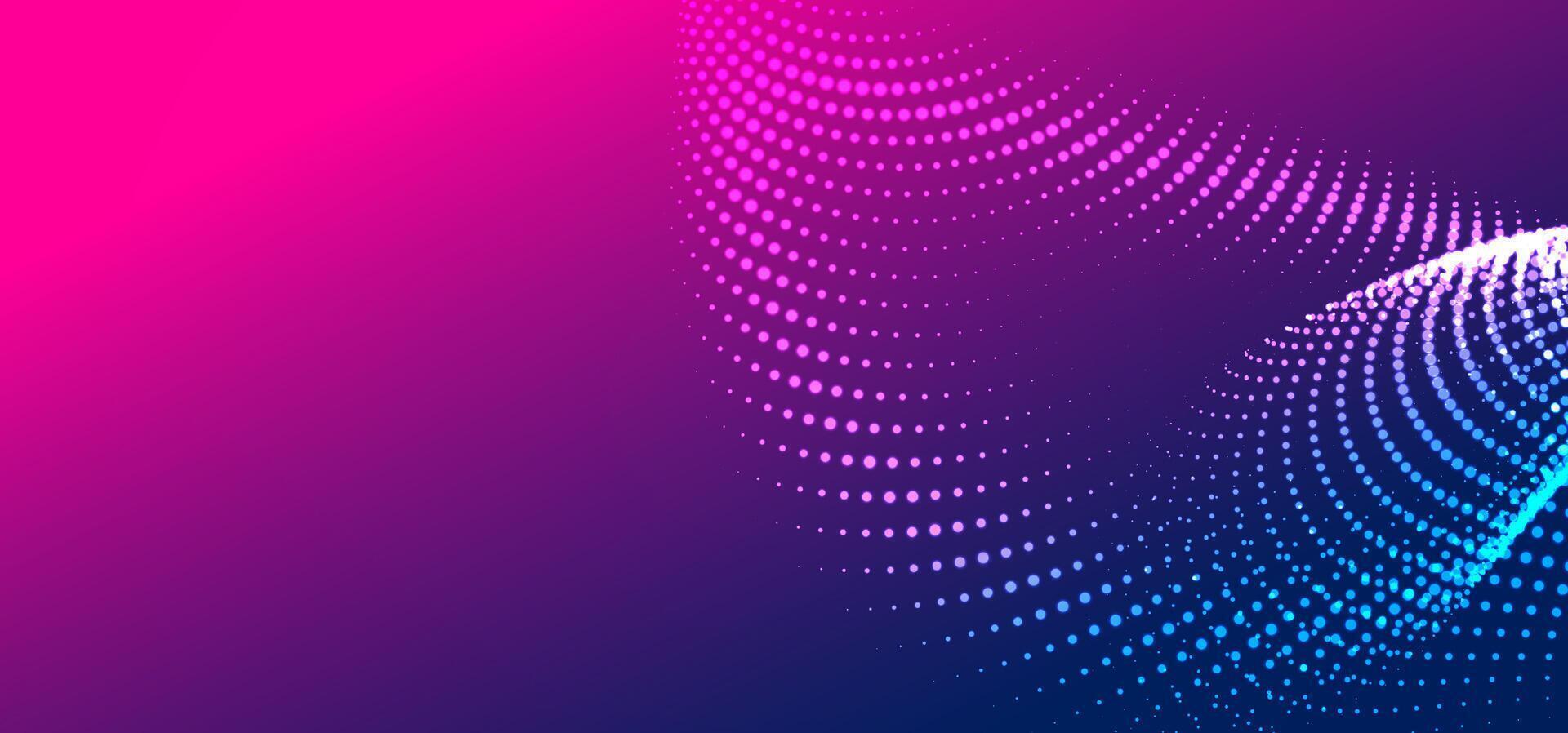 Stylish digital background combining a flowing pink-blue gradient with scattered abstract dot patterns. Perfect for website headers, modern media, and tech-forward branding vector