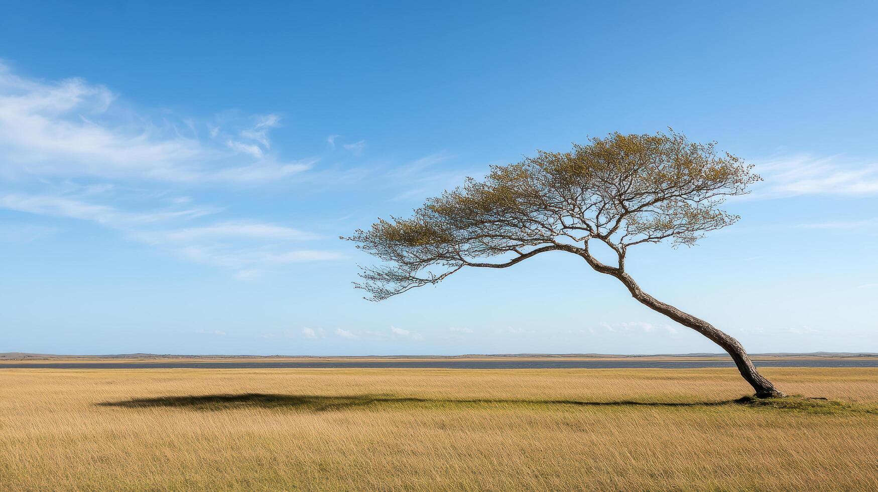 A lone tree in a field photo