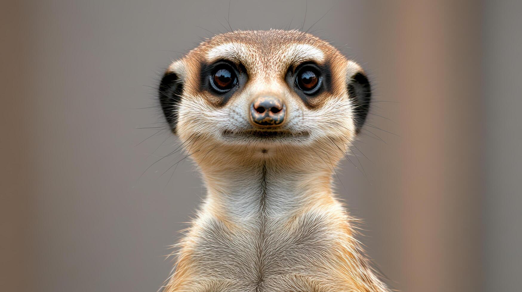 A meerkat looking at the camera photo