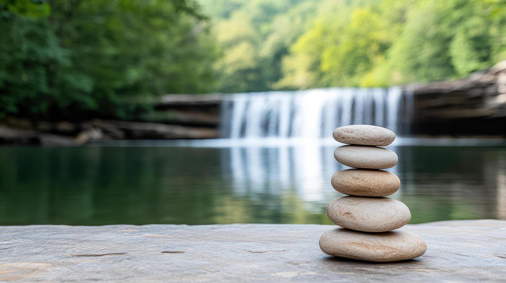 A stack of rocks photo
