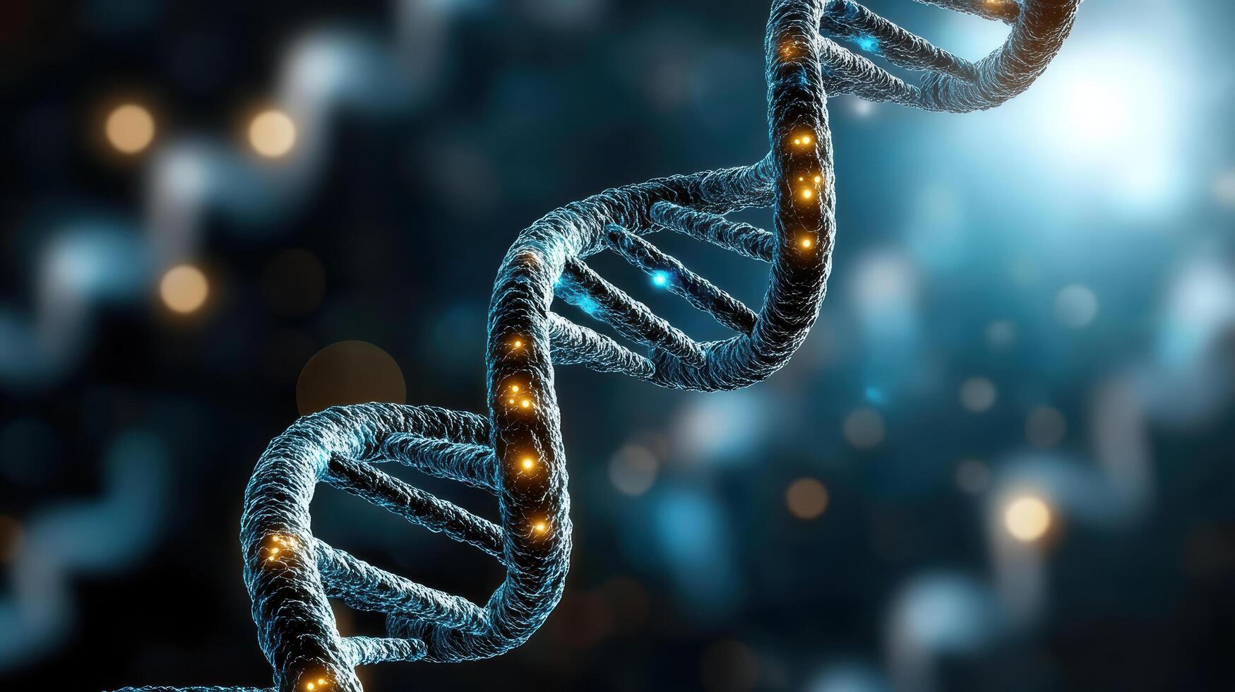 Dna is a double helix structure photo