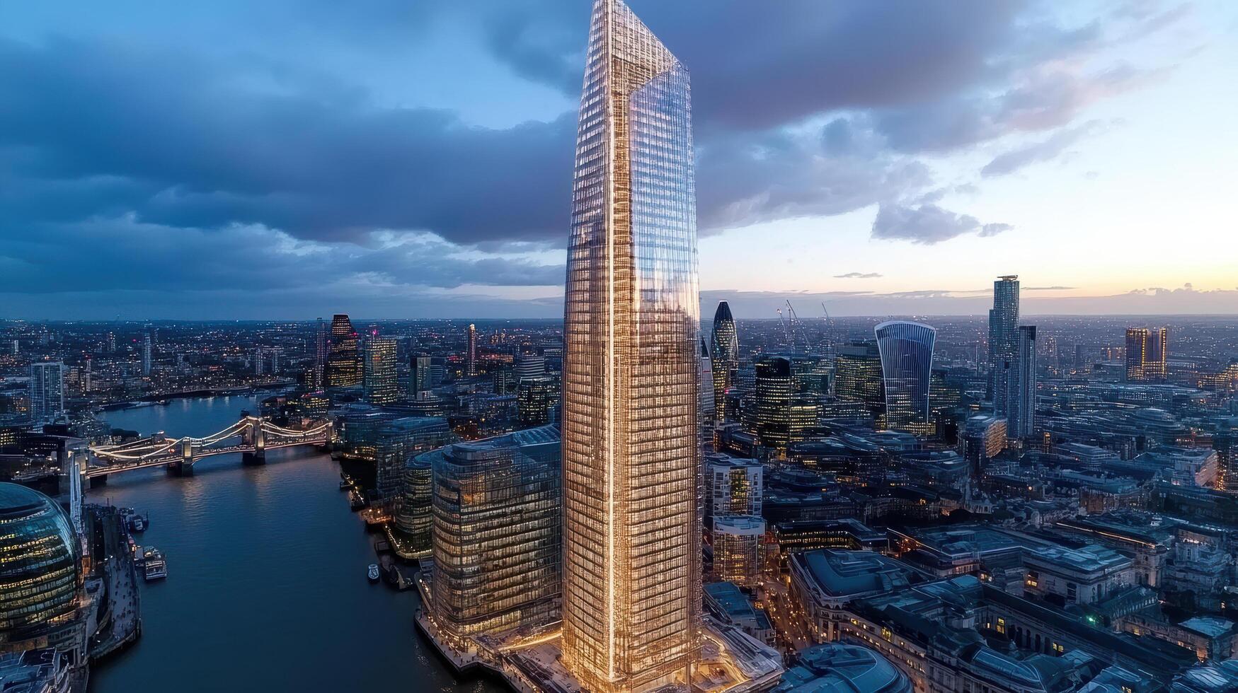 The shard tower in london photo