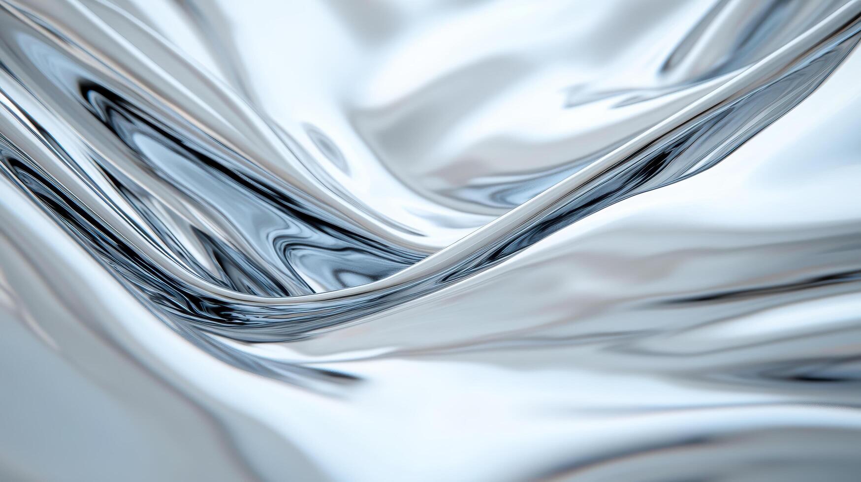 A silver and black background with a wavy pattern photo