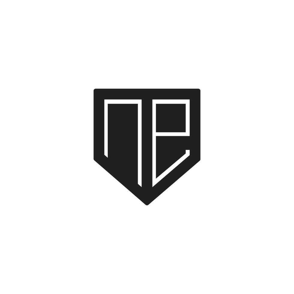 Luxury EN NE Logo with a Minimalist Style vector