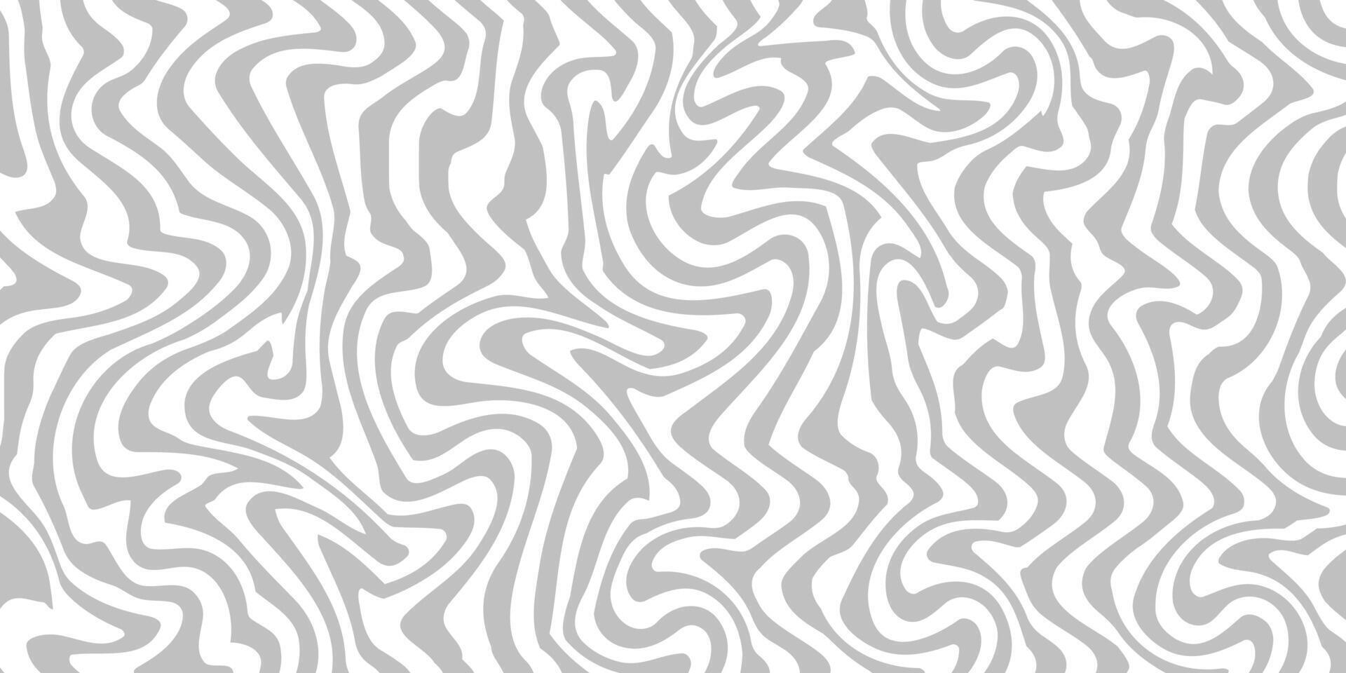 Monochromatic Abstract Wavy Lines Background vector
