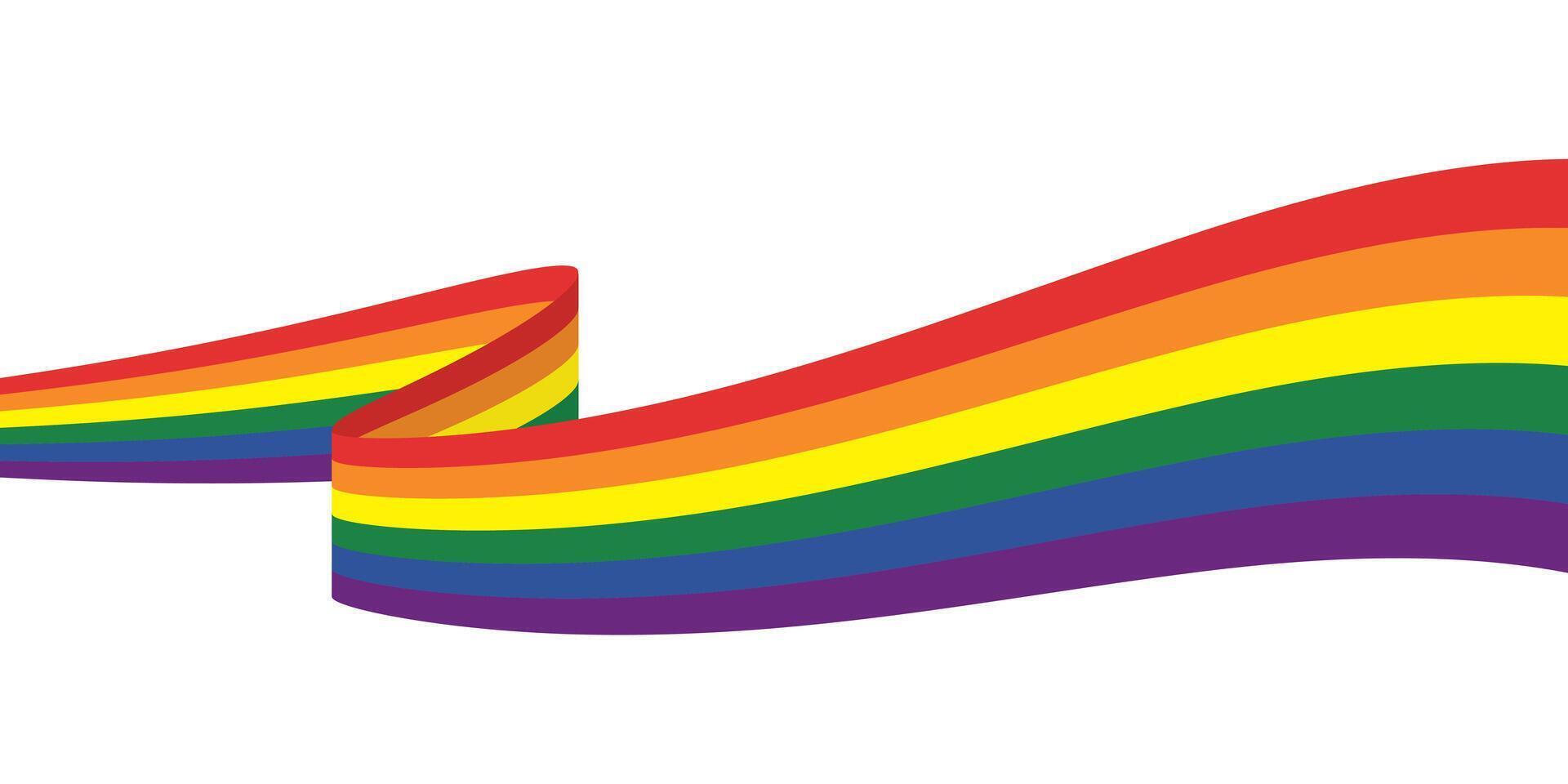 Rainbow colored background. LGBTQ, pride month vector