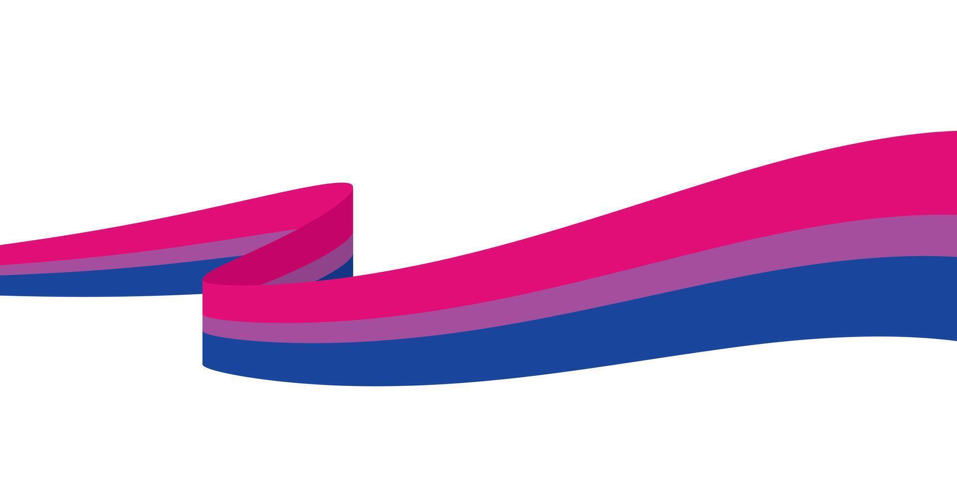 Pink, purple, and blue colored background, as the colors of the bisexual flag. LGBTQI concept. Flat design illustration. vector