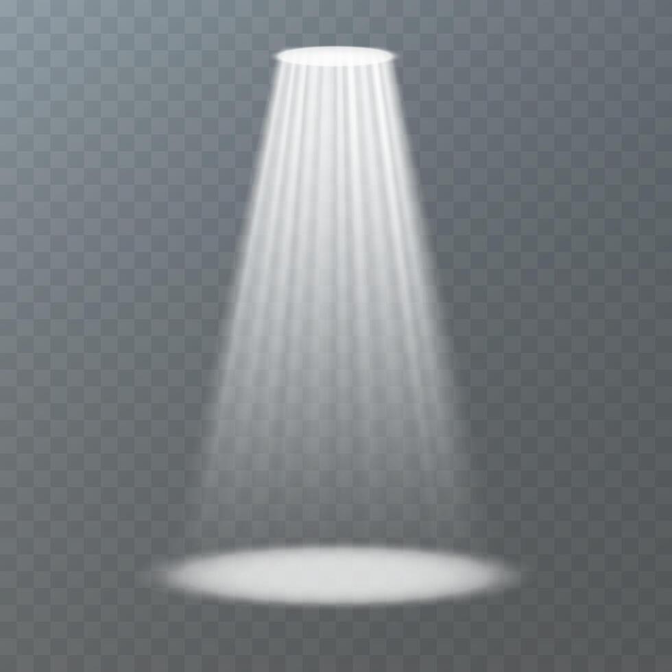 This is a clean and focused spotlight effect that is perfect for presentations, creative designs, or media projects vector
