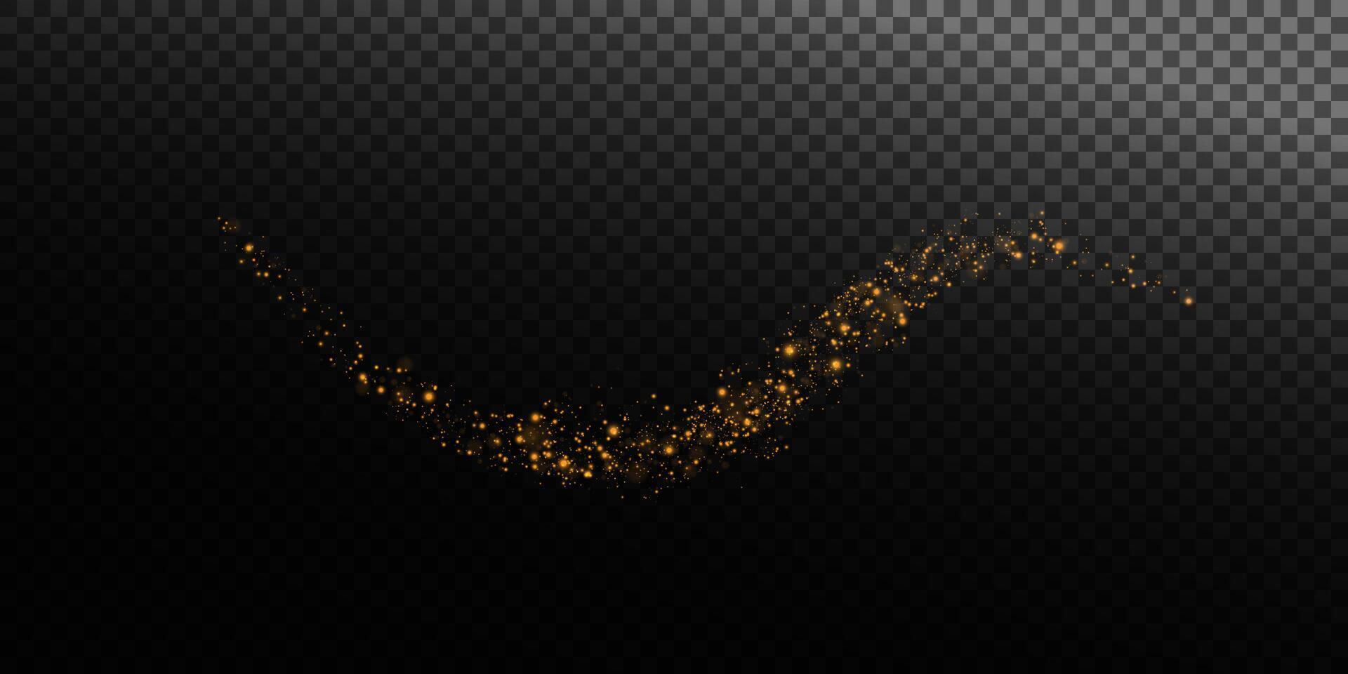 A Stunning Shimmering Glitter Trail vector