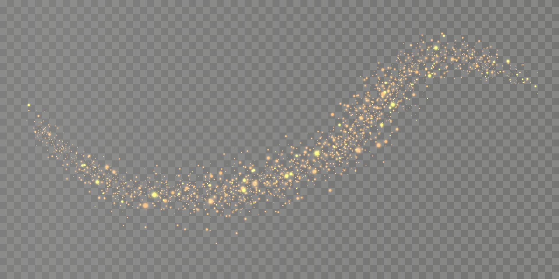 Experience the mesmerizing Golden Sparkle Glitter Effect vector