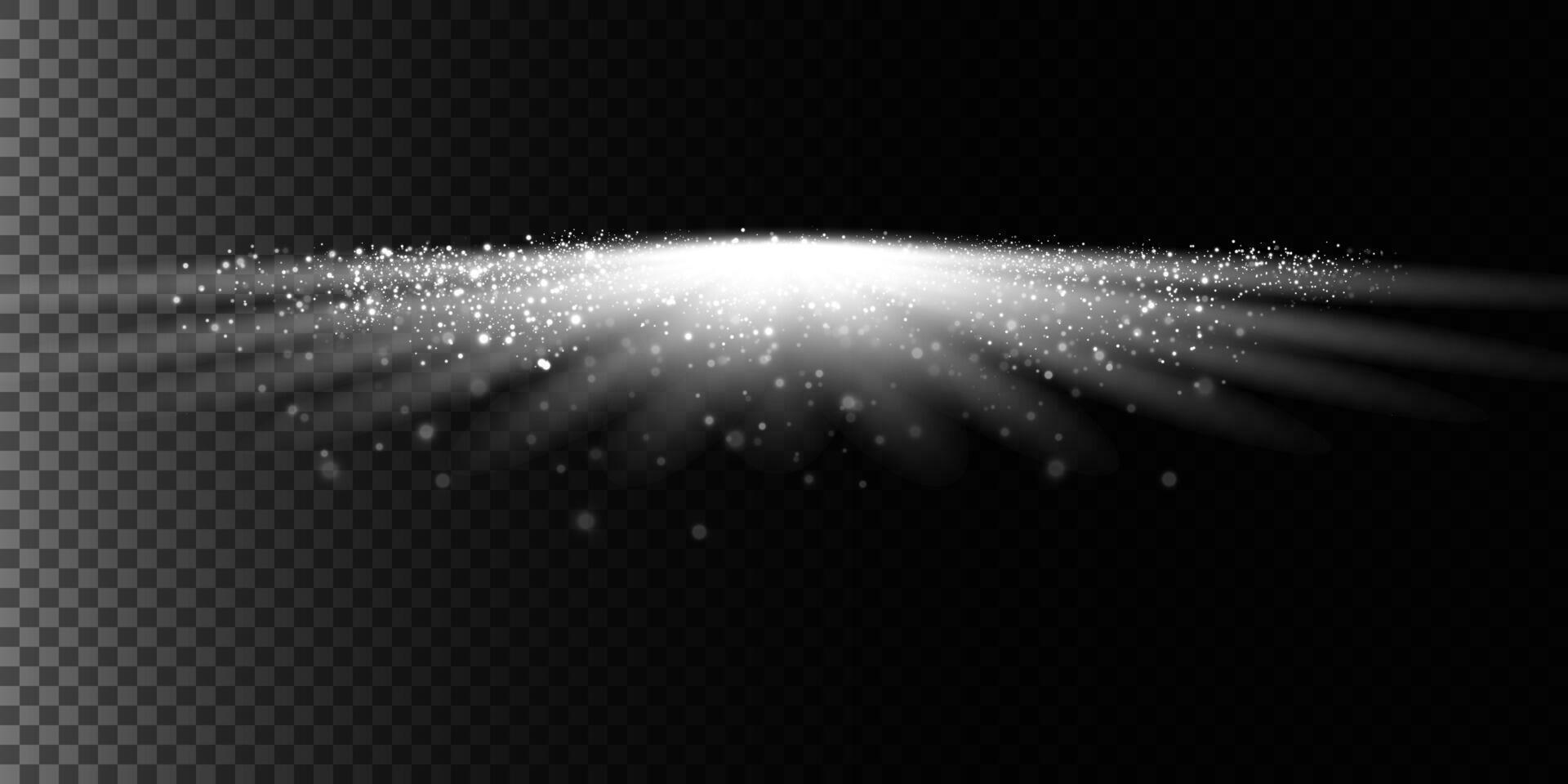 An Elegant Light Burst with Sparkles vector