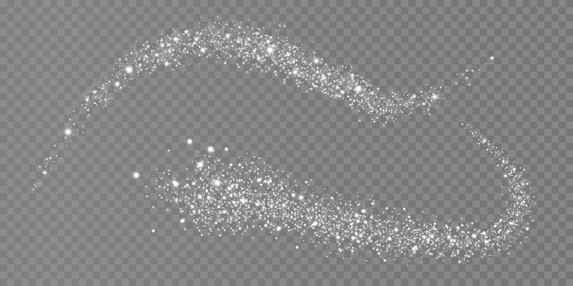 A Shimmering Glitter Trail that captivates the viewer's attention vector