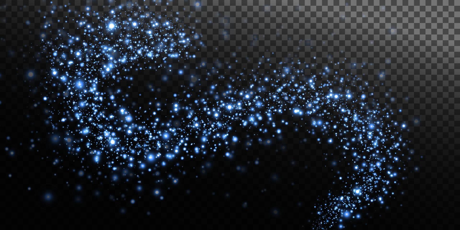 A beautiful Blue Sparkling Swirl design that captivates the viewer vector