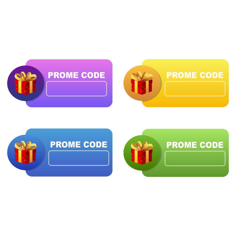 promo code. coupon. Enter promo code to use discount. Modern design. illustrations. vector