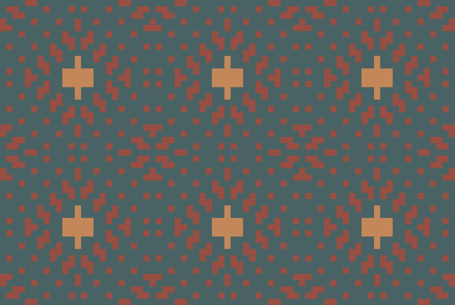 Tribal Arabic Tile Patternfolk Embroidery, Aztec Geometric Ornament Print. Design for Carpet, Wallpaper, Clothing, Wrapping, Fabric vector
