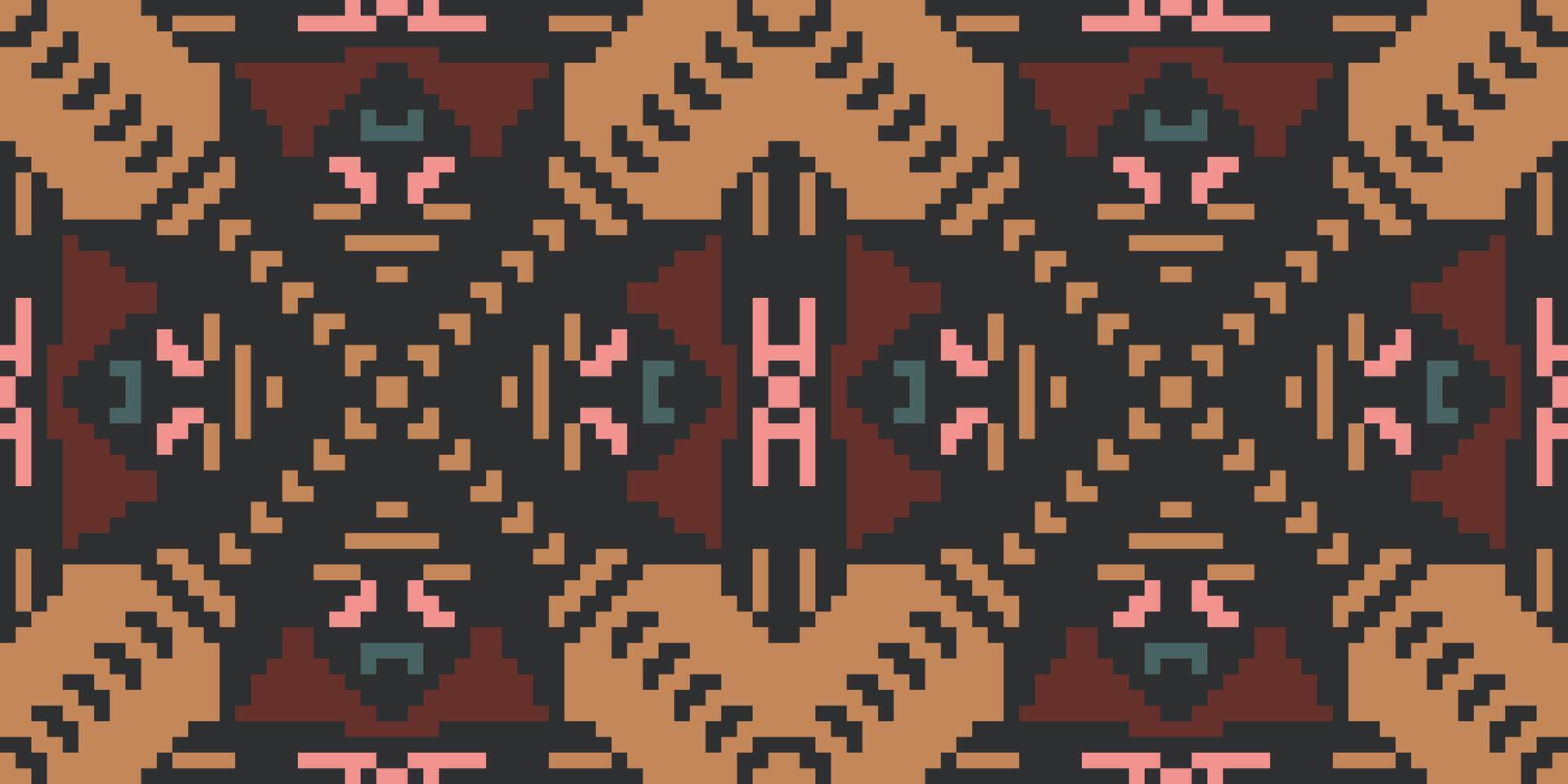 Scandinavian Ndebele Traditional Pattern Paintingfolk Embroidery, Aztec Geometric Ornament Print. Design for Carpet, Wallpaper, Clothing, Wrapping, Fabric vector