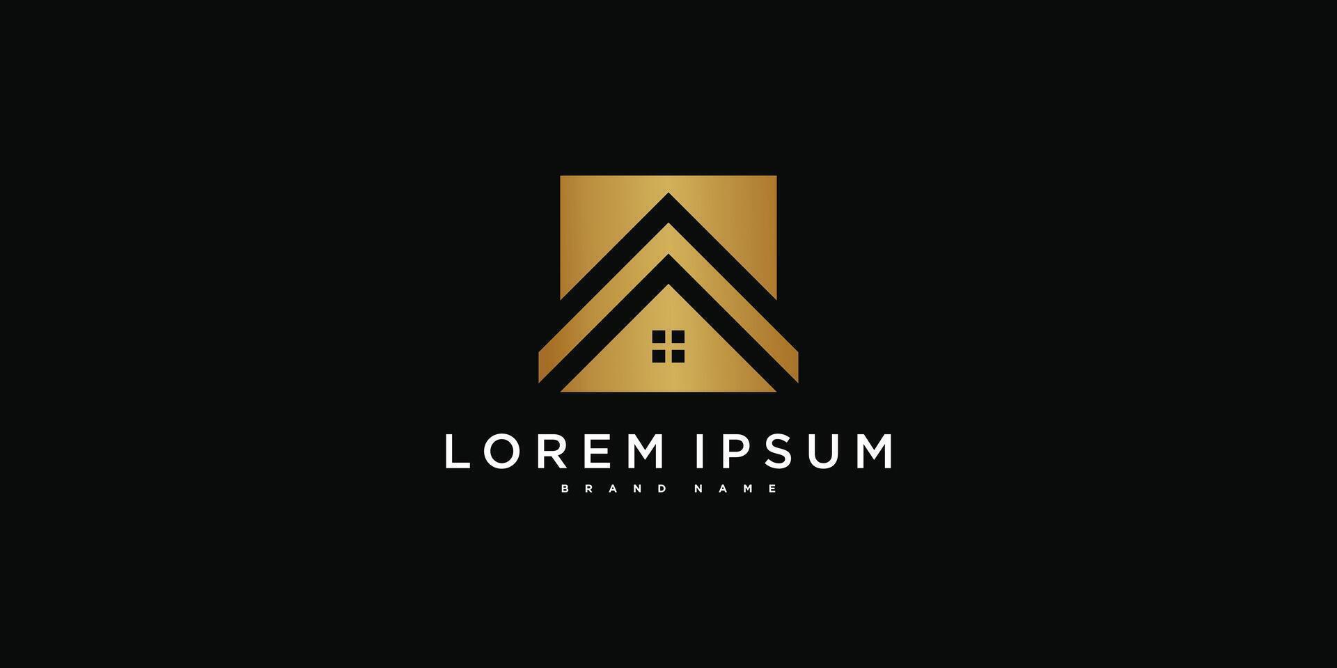 Modern creative home logo designs concept. vector