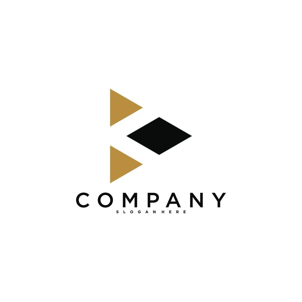 Abstract letter K logo design. Modern logo idea. Premium vector