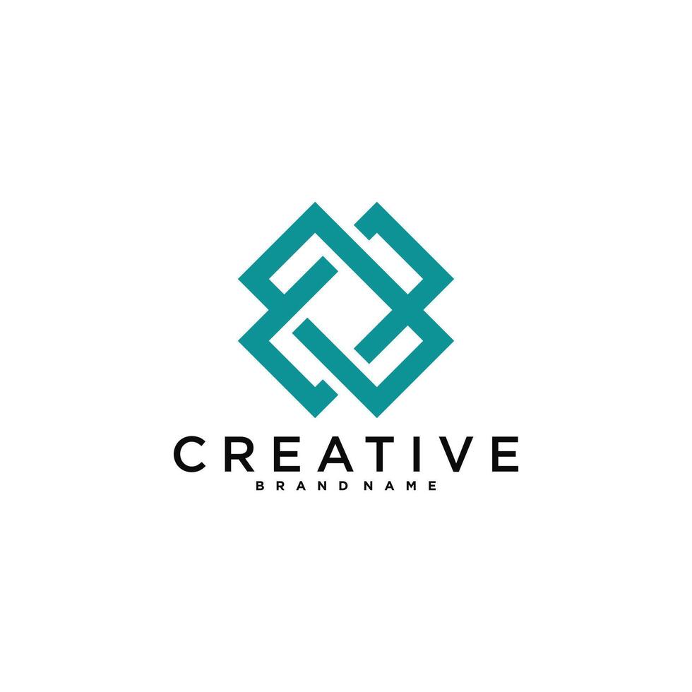 Abstract letter X logo design. Modern logo idea. Premium vector