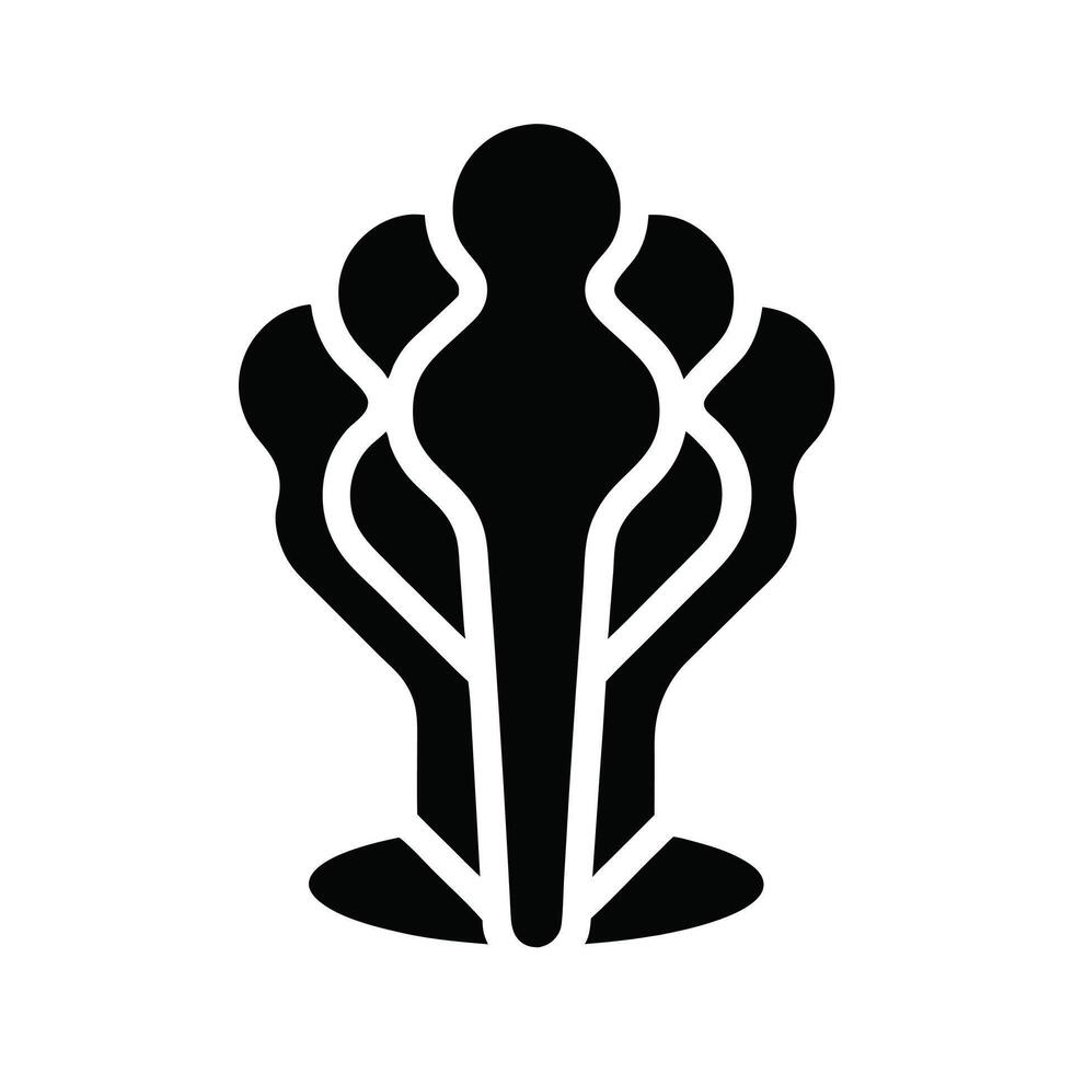 Abstract Black Silhouette Symbolizing Unity Collaboration And Group Dynamic Isolated On White vector
