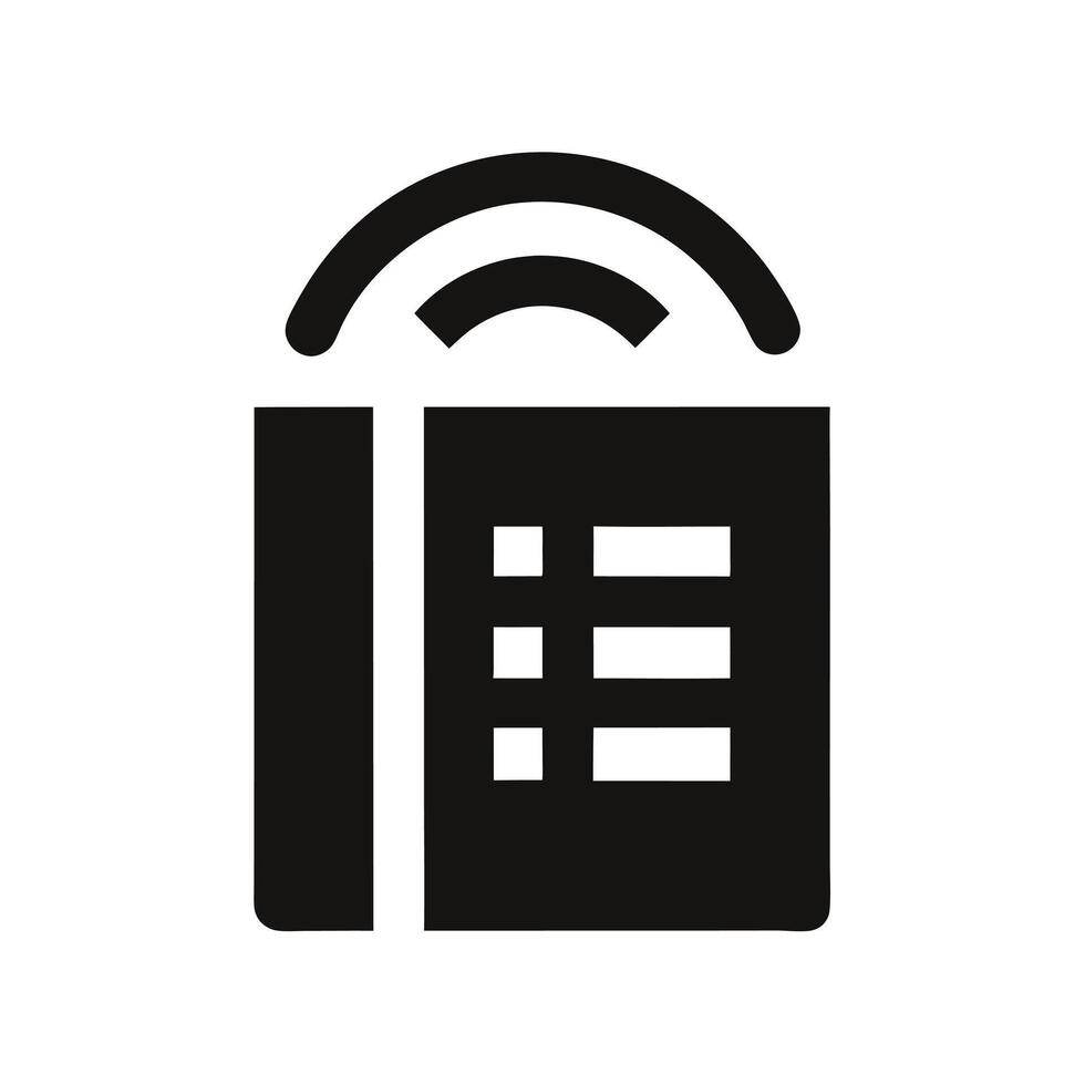 Data Server Database Communication Internet System Technology Icon vector