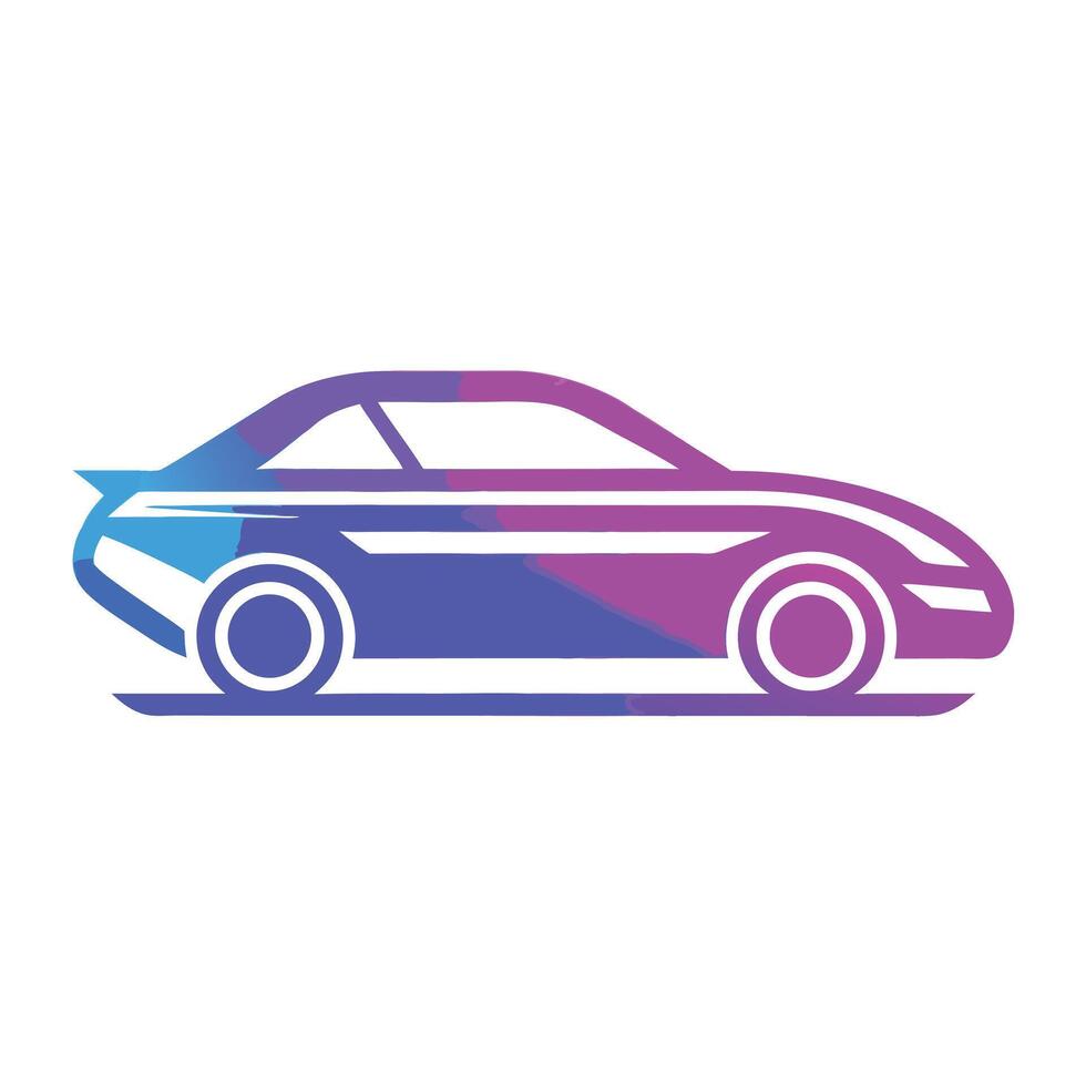 Stylish Sports Car Abstract Design vector