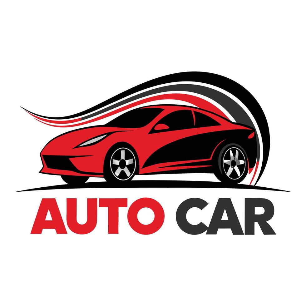 Red And Black Car Logo vector