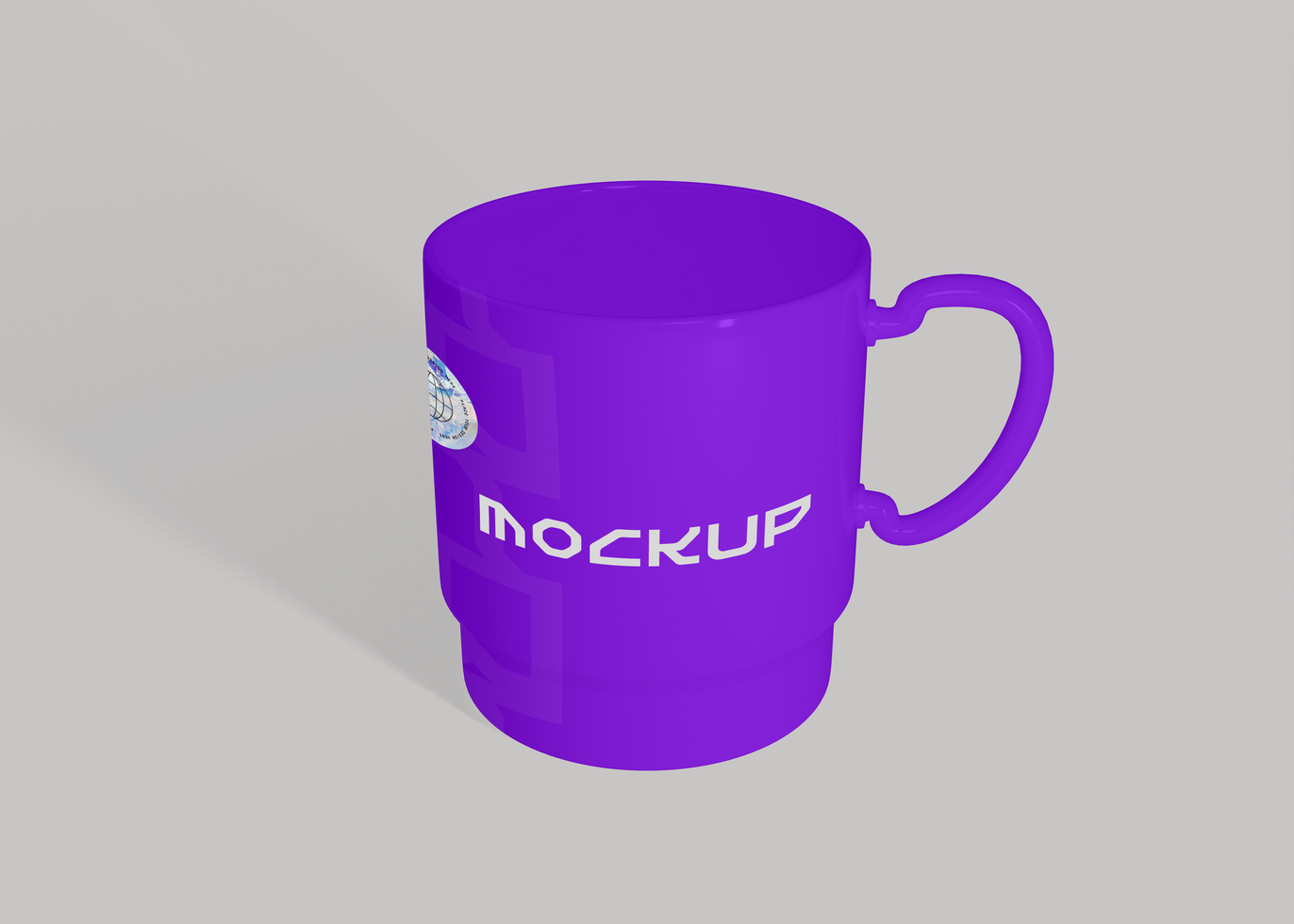 Floating Cup Mockup for Brand Presentation psd