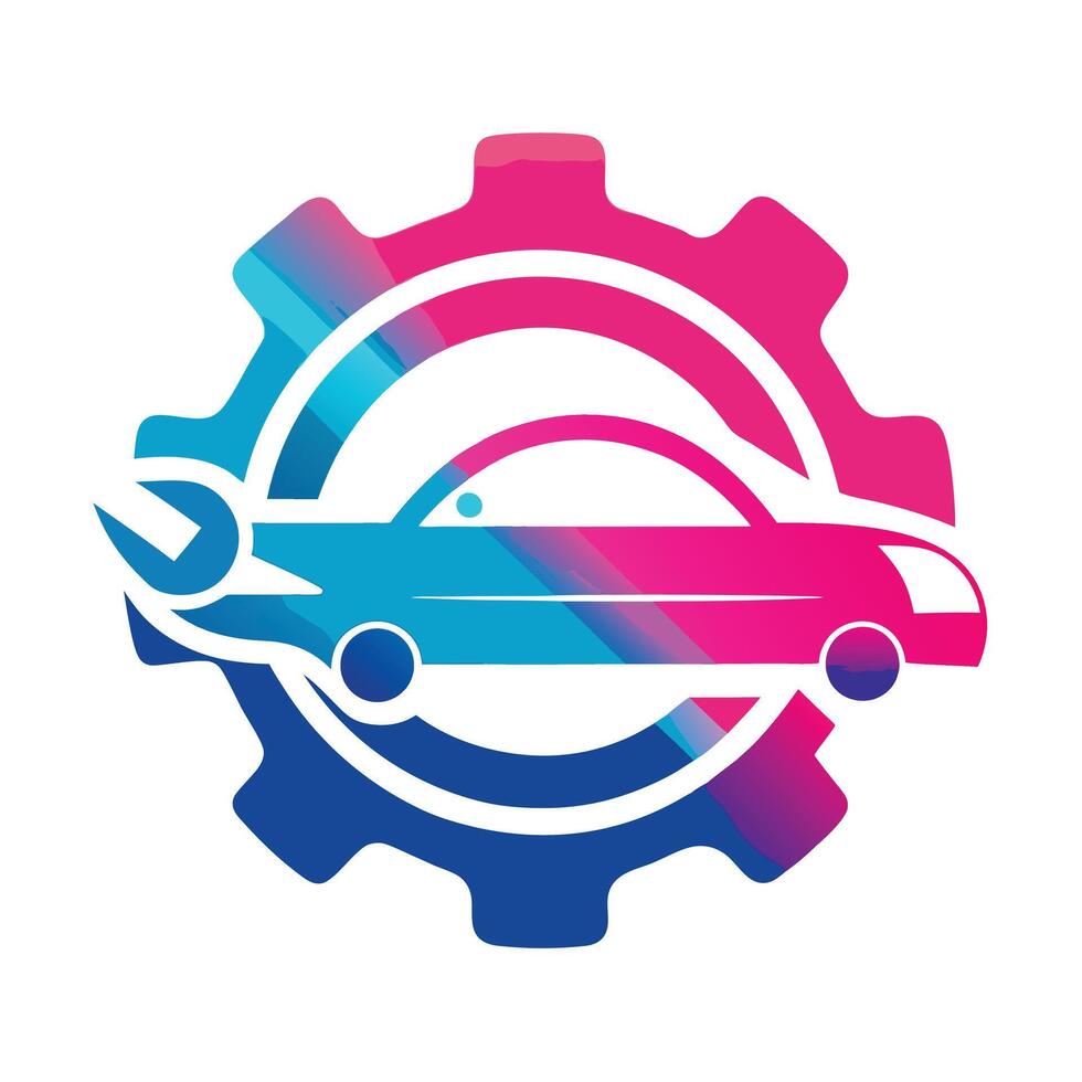 Car Repair Logo Auto Service Design vector