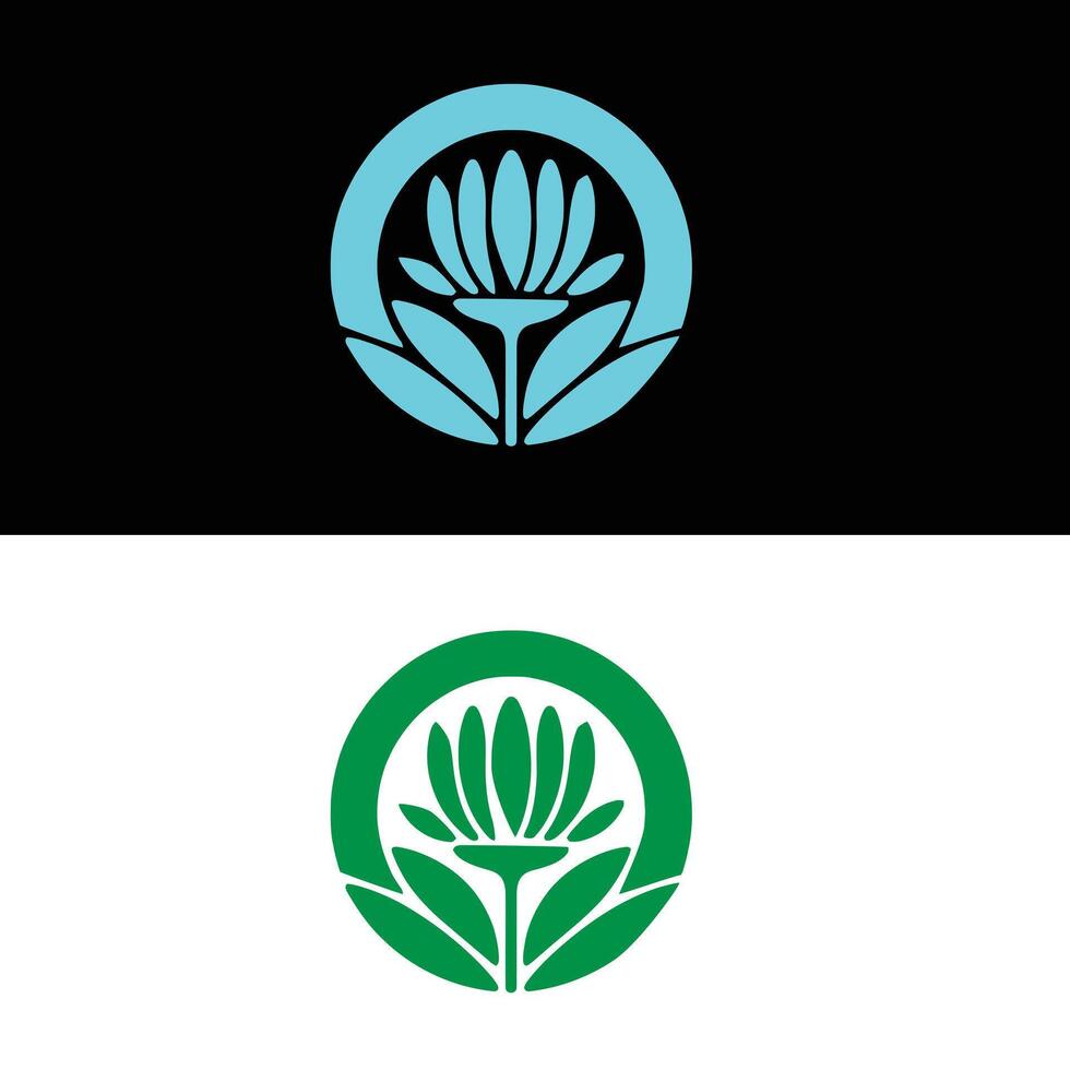 a green tree with leaves vector