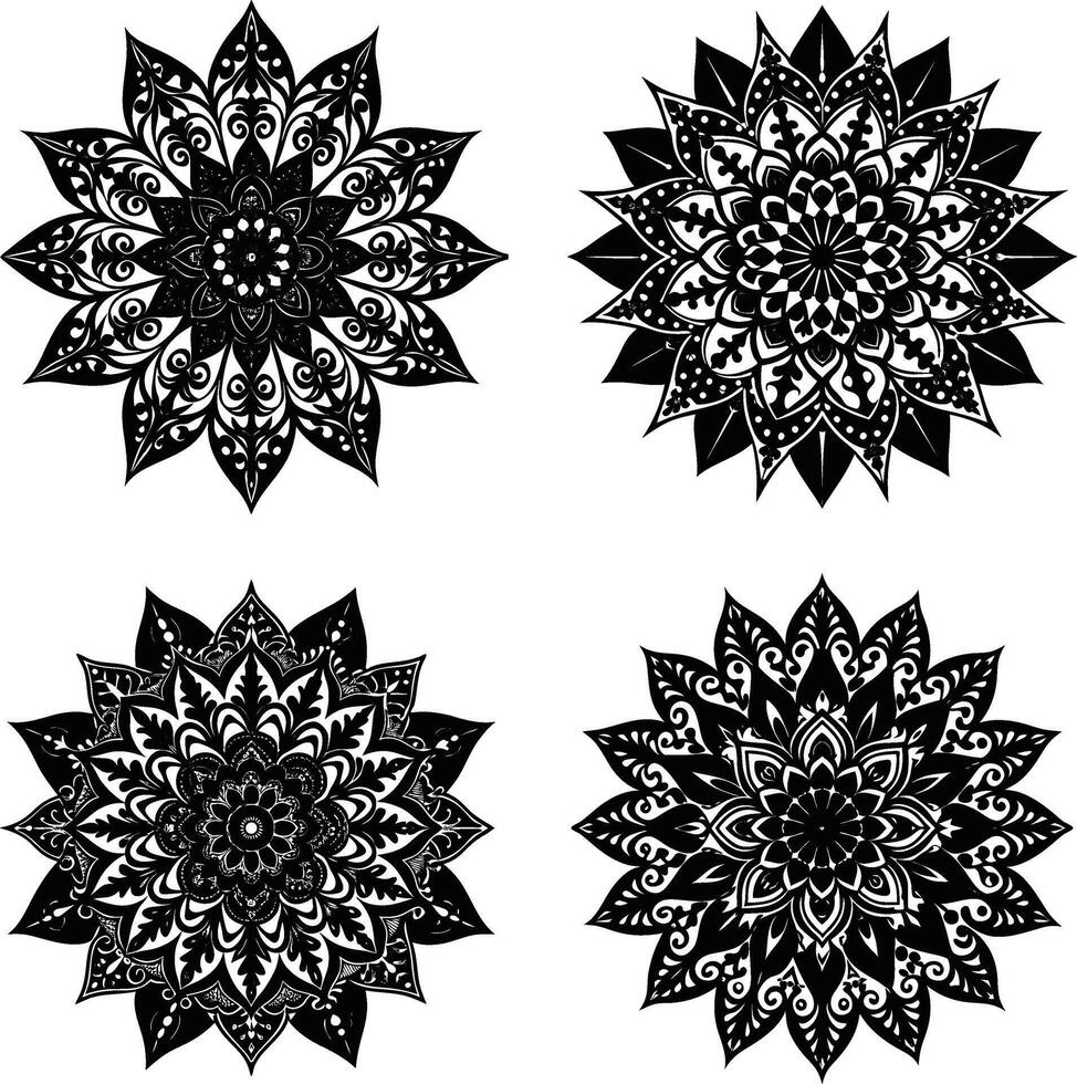 Floral Mandala design vector
