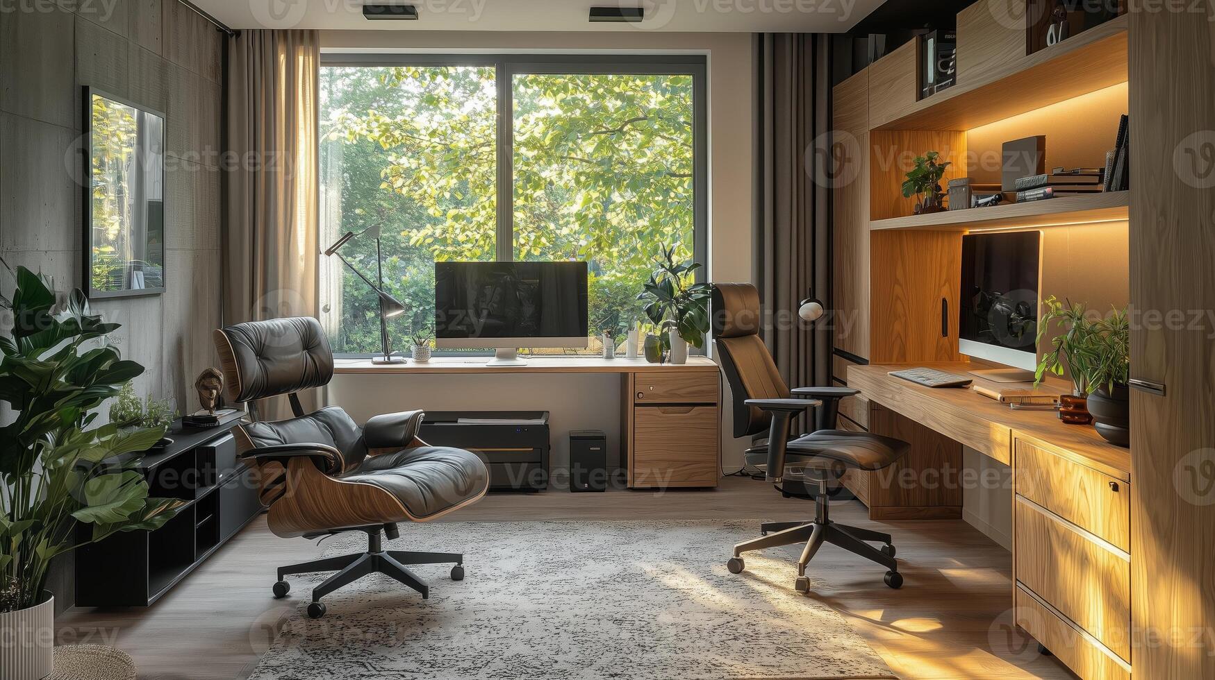Gentle Light Functional Workspace photo