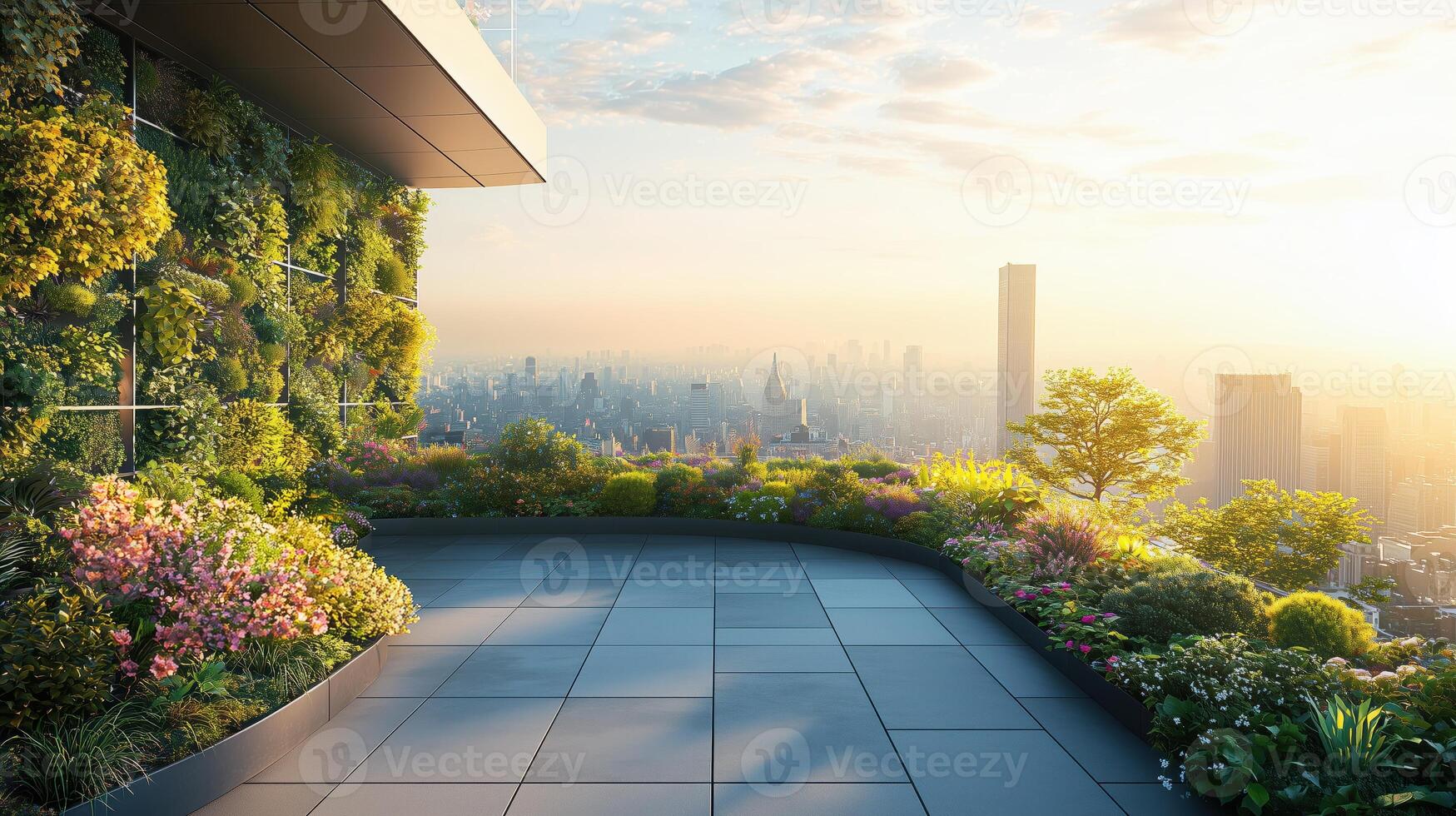 Vertical Green Spaces Bringing Nature to a Bustling City photo