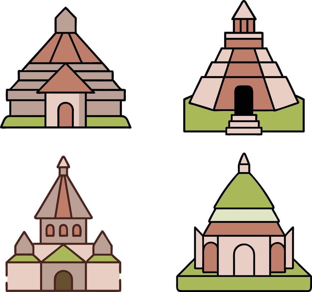 Illustration of church vector
